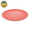 Plastic bord CONNECT, set van 4 stuks, 25,5 cm, koraalrood, Koziol