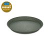 Plastic bord CONNECT, set van 4 stuks, 20,5 cm, asgrijs naturel, Koziol