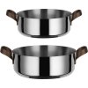 Hapjespan EDO 28 cm, roestvrij staal, Alessi