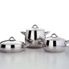 Hapjespan MAMI 24 cm, roestvrij staal, Alessi