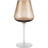 Witte wijnglas BELO, set van 2 stuks, 400 ml, bruin, Blomus
