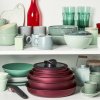 Pannenset INGENIO DAILY CHEF L3989402, 10-delig, rood, aluminium, Tefal