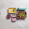 Voedselbewaardoos MASTER SEAL COLOUR EDITION N1030910 , set van 4 stuks, koraal rood, plastic, Tefal