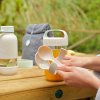 Lunchbeker JAR TO GO ORGANIC 600 ml, romig, Lékué