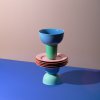 Dessertbord RHOMBE, 21 cm, roze, Lyngby