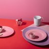 Dessertbord RHOMBE, 21 cm, roze, Lyngby