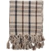 Plaid EKIN 150 x 120 cm, naturel, Bloomingville