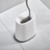 Toiletborstel met houder FLEX LITE 70522, wit/grijs, silicone, Joseph Joseph