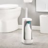 Toiletborstel met houder FLEX STORE 70537, wit / grijs, silicone, Joseph Joseph