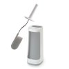 Toiletborstel met houder FLEX STORE 70537, wit / grijs, silicone, Joseph Joseph
