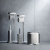 Toiletborstel met houder FLEX STEEL 70517 wit/roestvrij staal, Joseph Joseph