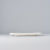 Bord voor sushi en sashimi , Shell Wit, 22 x 13 cm, MIJ