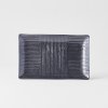 Bord voor sushi en sashimi LINES 21 x 13 cm, zwart, MIJ