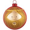 Kerstbal GIUSEPPE rood, Alessi 
