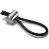 Sleutelhanger LOOP 10 cm, zwart, Philippi