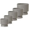 Bloempot RECYCLED 24 cm, zand, Rosendahl