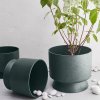 Bloempot RECYCLED 15 cm, donkergroen, Rosendahl