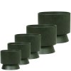 Bloempot RECYCLED 15 cm, donkergroen, Rosendahl