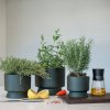 Bloempot RECYCLED 15 cm, donkergroen, Rosendahl
