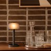 Draagbare tafellamp SOFT SPOT 24,5 cm, LED, rook, Rosendahl