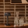 Draagbare tafellamp SOFT SPOT 24,5 cm, LED, rook, Rosendahl