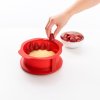 Ronde cakevorm 15 cm, rood, siliconen, Lékué