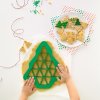 Uitsteekvorm KERSTBOOM, 27 cm, groen, Lékué