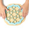 Uitsteekvorm SNOWFLAKE, 23,5 cm, blauw, Lékué