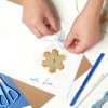Uitsteekvorm SNOWFLAKE, 23,5 cm, blauw, Lékué