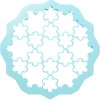 Uitsteekvorm SNOWFLAKE, 23,5 cm, blauw, Lékué
