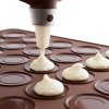 Franse macarons bakmat 40 cm, bruin, siliconen, Lékué
