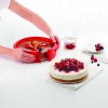 Ronde cakevorm 23 cm, rood, siliconen, Lékué