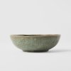 Diep dineerbord GREEN FADE 14 cm, ovaal, MIJ