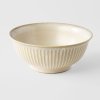 Udon kom RIDGED ALABASTER 18 cm, MIJ