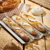 Stokbroodbakvorm 40 cm, voor 3 stokbroden, de Buyer