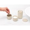 Opbergset voor badkamer RENEW 3-delig, zachtbeige, Brabantia
