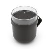 Lunchkom MAKE & TAKE 600 ml, donkergrijs, Brabantia