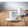 Koffiekop met schoteltje BARISTA, set van 2 stuks, wit, WMF