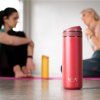 Reisbeker RECHARGE ANYTIME 460 ml, met thee-infuser, frambooskleurig, Viva Scandinavia