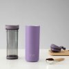 Reisbeker RECHARGE ANYTIME 460 ml, met thee-infuser, druifkleurig, Viva Scandinavia