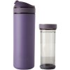 Reisbeker RECHARGE ANYTIME 460 ml, met thee-infuser, druifkleurig, Viva Scandinavia