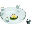 Decoratieve schaal met theelichten ARENA 30 cm, zilver, Philippi