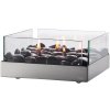 Olielamp FIREPLACE 23 cm, zilver, Philippi