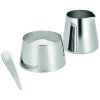 Suiker- en melkset CREAM, 3 stuks, zilver, Philippi