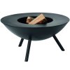 Vuurkorfplaat FLAMES 58 cm, zwart, Philippi