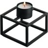 Theelichthouder CUBO 10 cm, zwart, Philippi