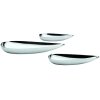 Tapasschaaltje BLOB, set van 3 stuks, zilver, Philippi