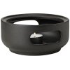 Theelichthouder THEO 15 cm, zwart, Stelton