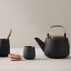 Theepot NICOLA 1,2 l, zwart, Viva Scandinavia