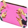 Make-up-tasje TOILETPAPER LIPSTICKS 15,5 x 9,5 cm, roze, Seletti